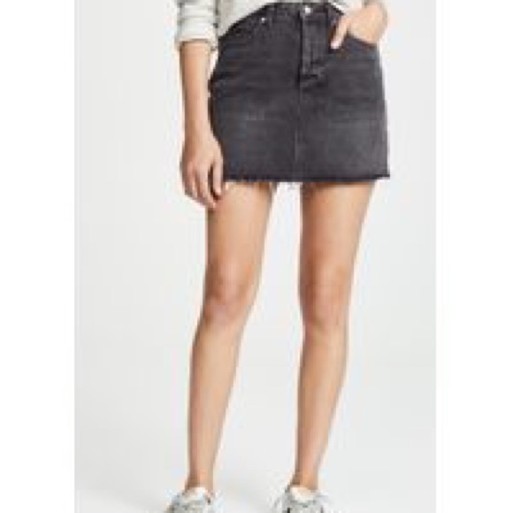 NWT Cotton Rugged Denim Mini Skirt - Picture 4 of 7